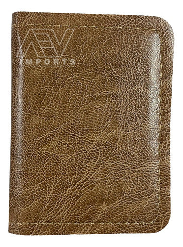 Carteira Couro Ecológico Com Bloqueador Rfid Antifurto