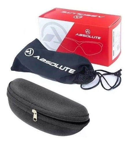 Óculos Absolute Prime Sl Ciclismo Rosa/branco Lente Azulada