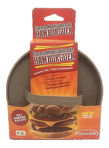 Forma Para Fazer Hamburguer Modeladora Hamburguer Plasvale