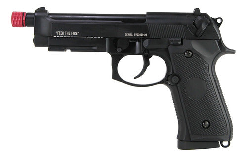 Pistola Airsoft Tag M92 Modelo Savage Semi Automática