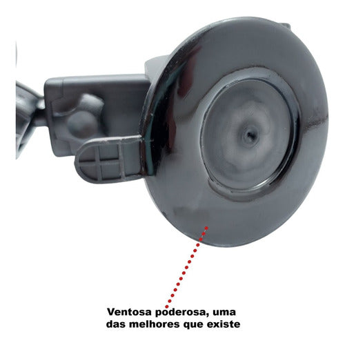 Suporte Celular Veicular Articulado Ventosa Braço Extensível