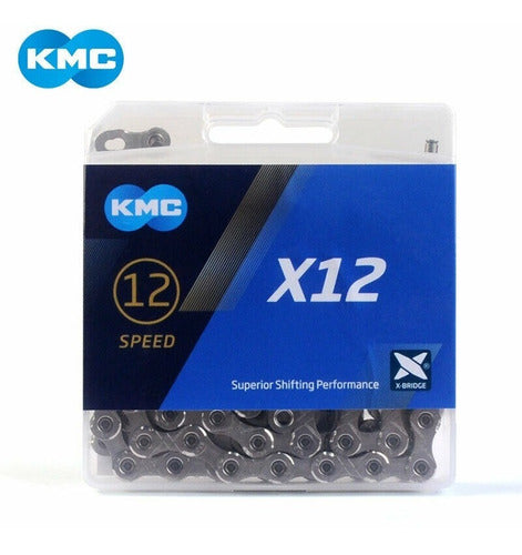 Corrente Bicicleta Kmc 12v X12 Original Padrao 126l