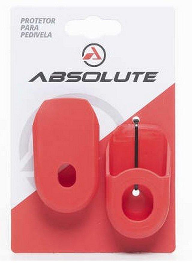 Protetor De Pedivela Absolute Bicicleta Road E Mtb Vermelho
