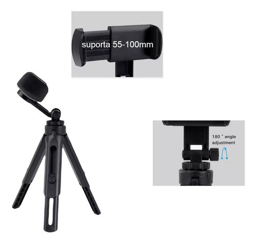 Suporte De Mesa Para Celular 360 Gruas Rotação Mtg-079