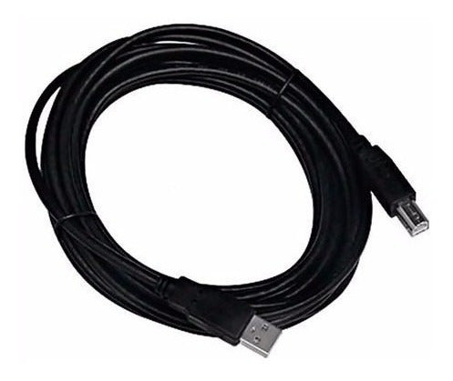 Cabo Extensor 5m Para Impressora Usb 2.0 Am bm 5 Metros