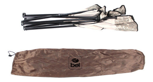 Cadeira Bel Fix Confort 150Kg Araguaia Camuflada Bege Claro