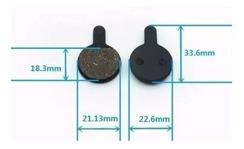 Pastilha De Freio A Disco A210Wem Resina Tektro Lyra/Novela