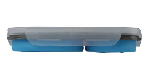 Tigela Colapsável Ntk Bento Colher Garfo Leve E Compacta