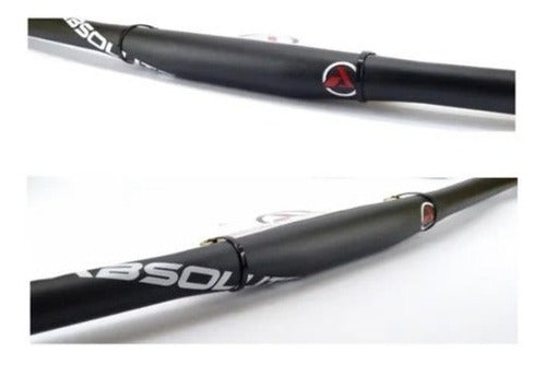 Guidão Mtb Alumínio Absolute Wild Al 31,8x700mm Preto Fosco