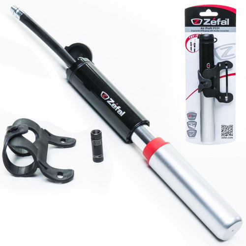 Bomba Mini Air Profil Fco1 Aluminio Conexao Zefal Presta Shr