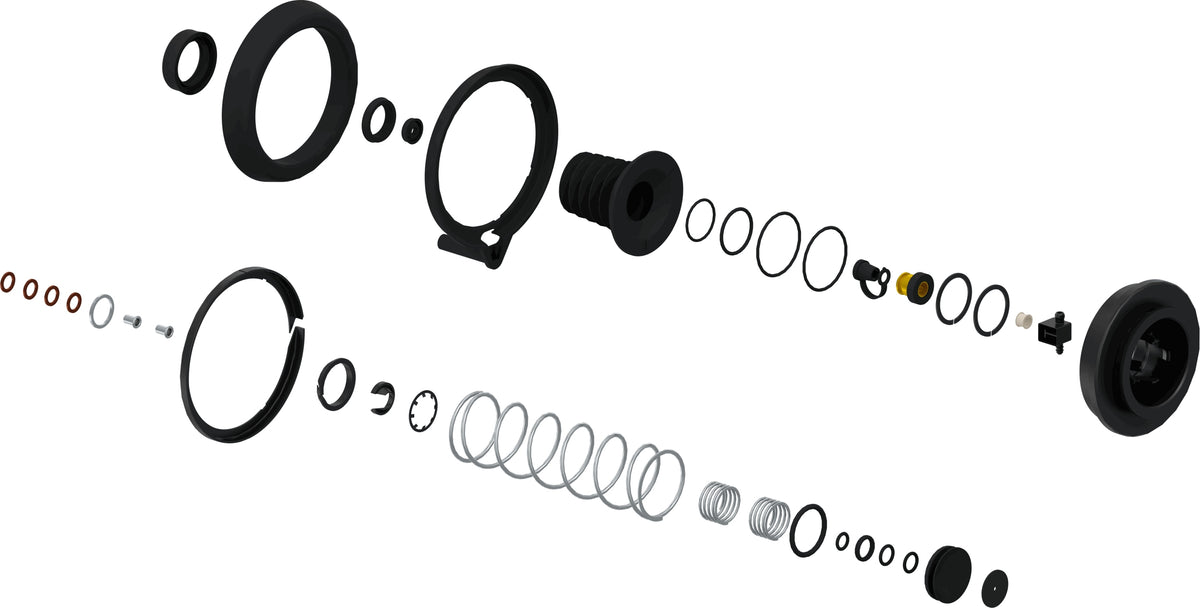 Jogo Reparo Servo Embreagem Wabco 970 051 956 2 Scania P 94/F94 HB 310/F94 HB 300/K94 UB/K94 IA/L94 UB 260/K94 IB/F94 HB 220/L94 UB 220/K 124 IB 420