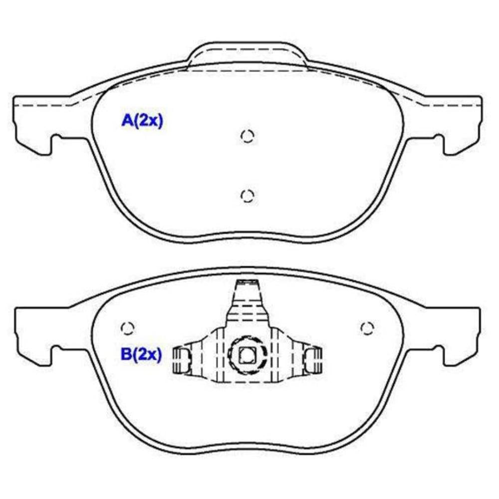 Pastilha de Freio Syl 2240 Ford Ecosport/Focus