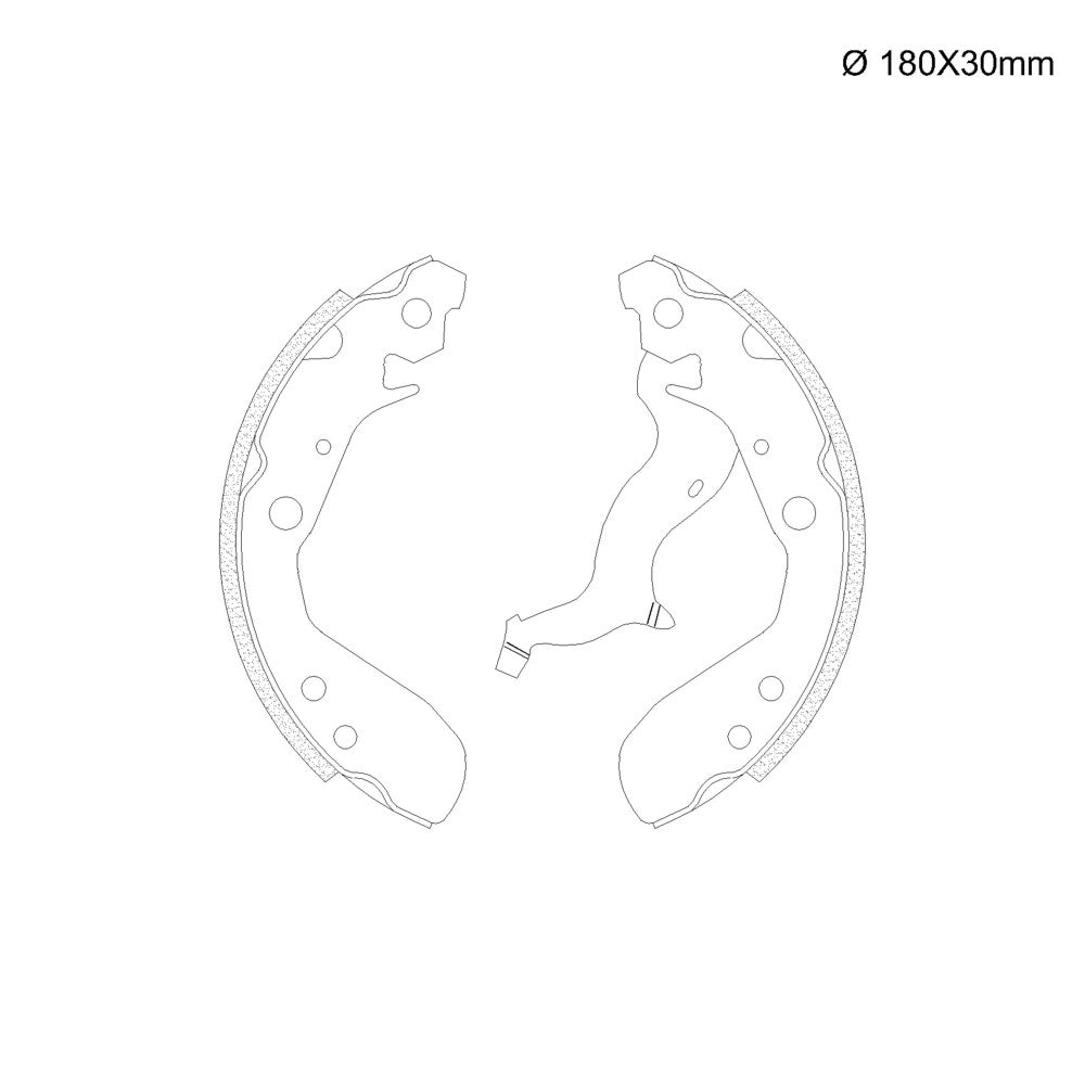 Sapata de Freio com Lona Colada Fras-le HO/197-CPA LM/835 Honda City/Fit