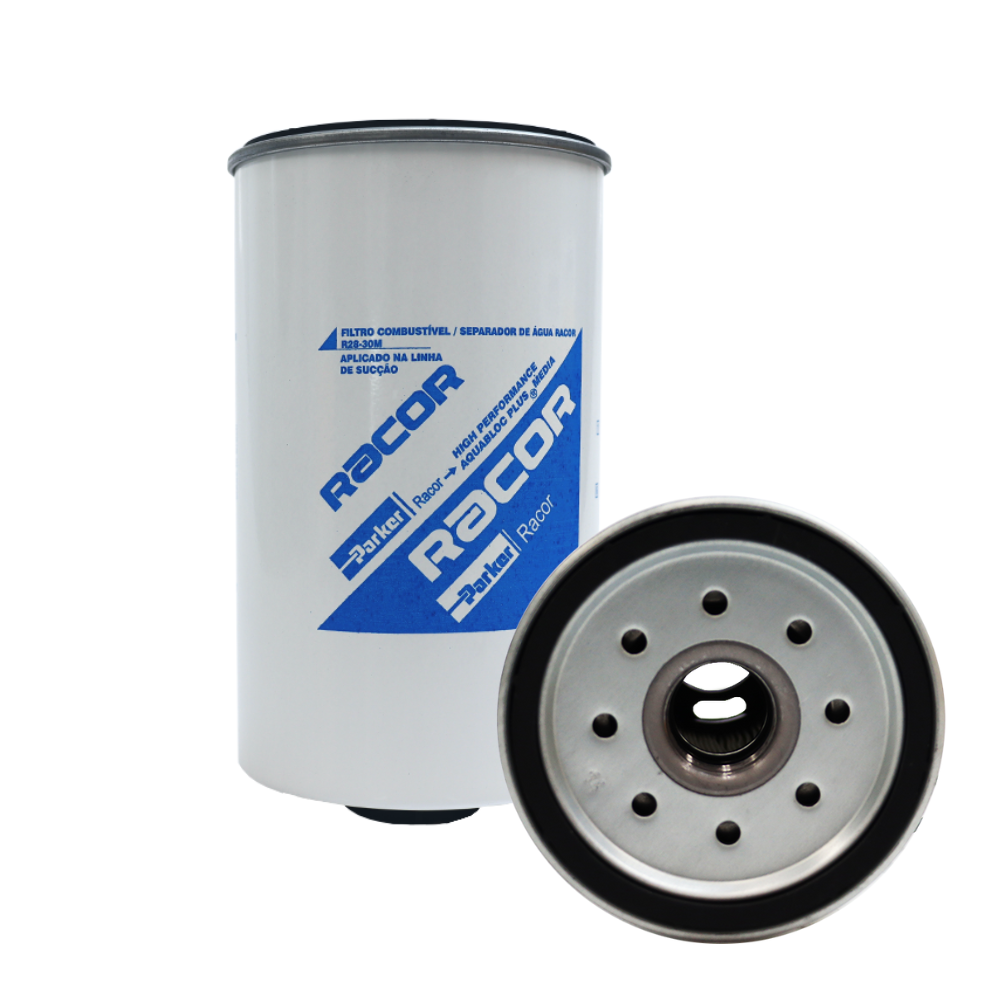Filtro de Combustível Separador Água Racor R28-30M VW 9.150 Eod/13-180/16-220/23-310/17-210/17.240 OT/7-110/17-220/17-310/8.150 Odc/16-300/13-150