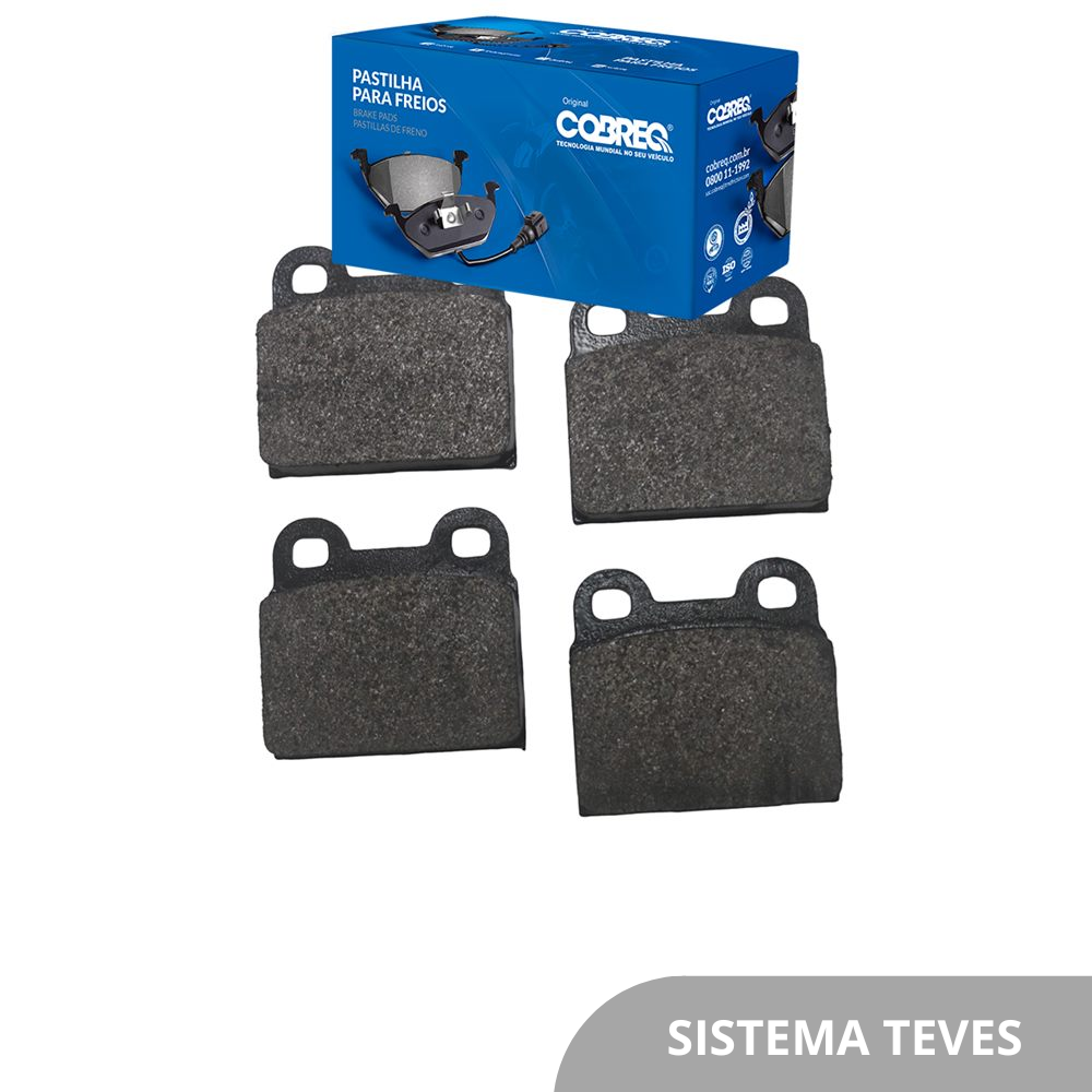 Pastilha de Freio Cobreq N-201 VW Brasilia/Fusca/TL/KARMANN-GHIA/Variant, Puma Puma, Alfa Romeo Alfa Romeo, Gurgel Xavante/Xef
