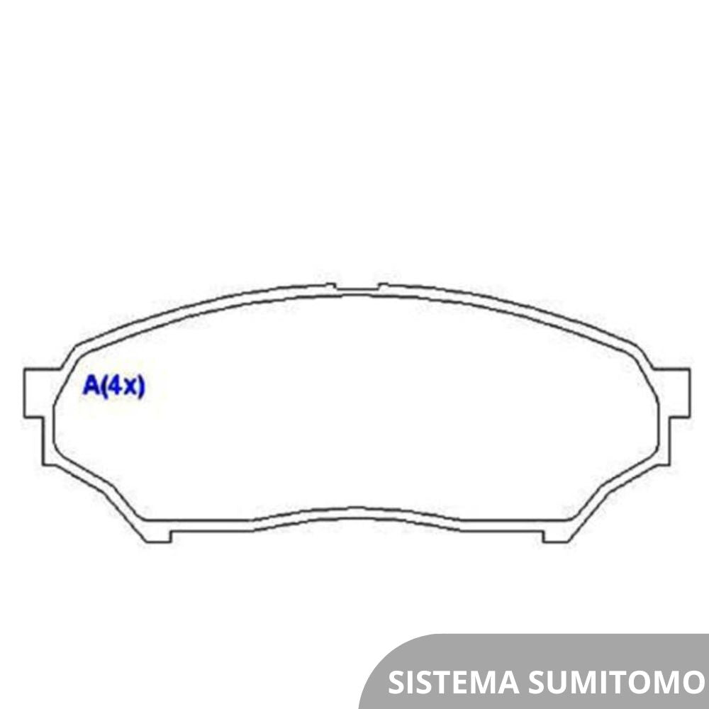 Pastilha de Freio Syl 1314 Mitsubishi Pajero