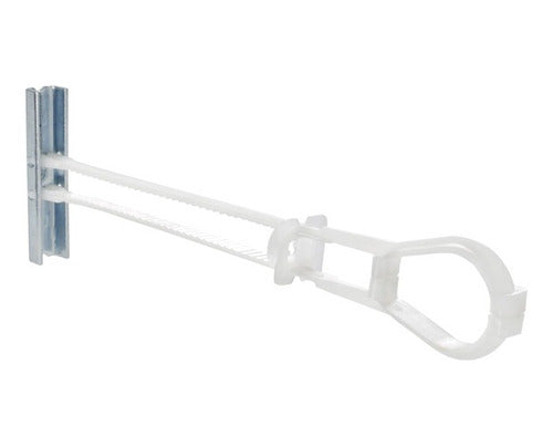 Bucha Strap Toggle 1/4 X4 50 Unidades Zincado Branco