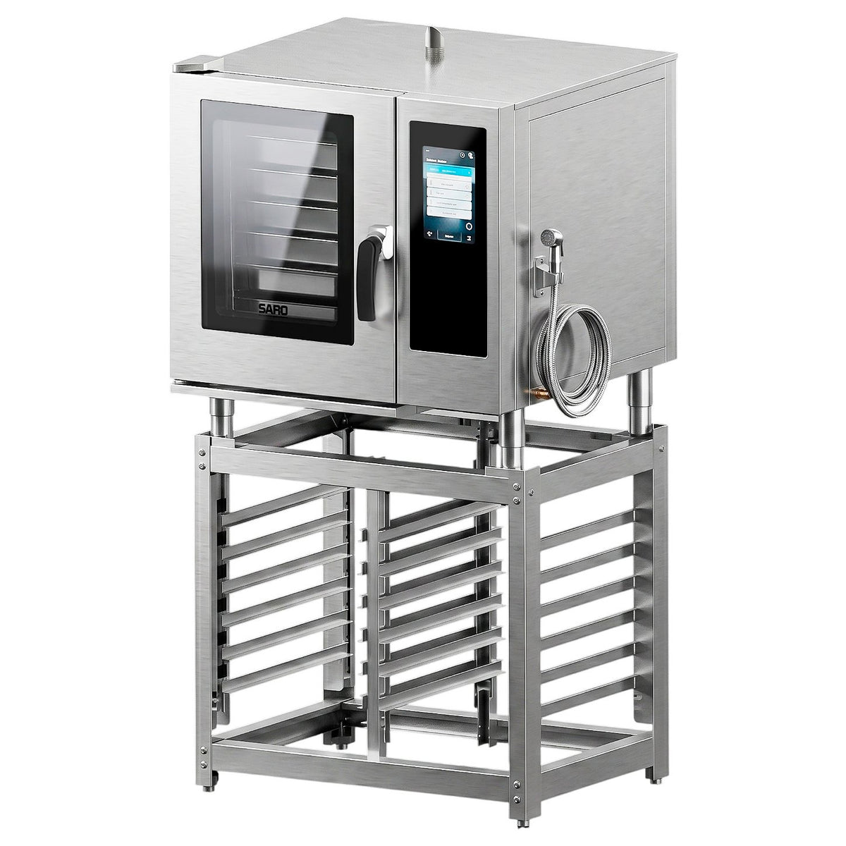 Forno Combinado Saro FTC06 6 GNs Inox Touch Screen Trifásico
