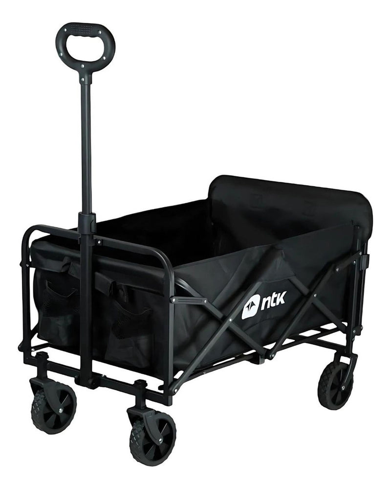 Carrinho Dobrável Transport P Camping 67cm 80kg Preto Ntk