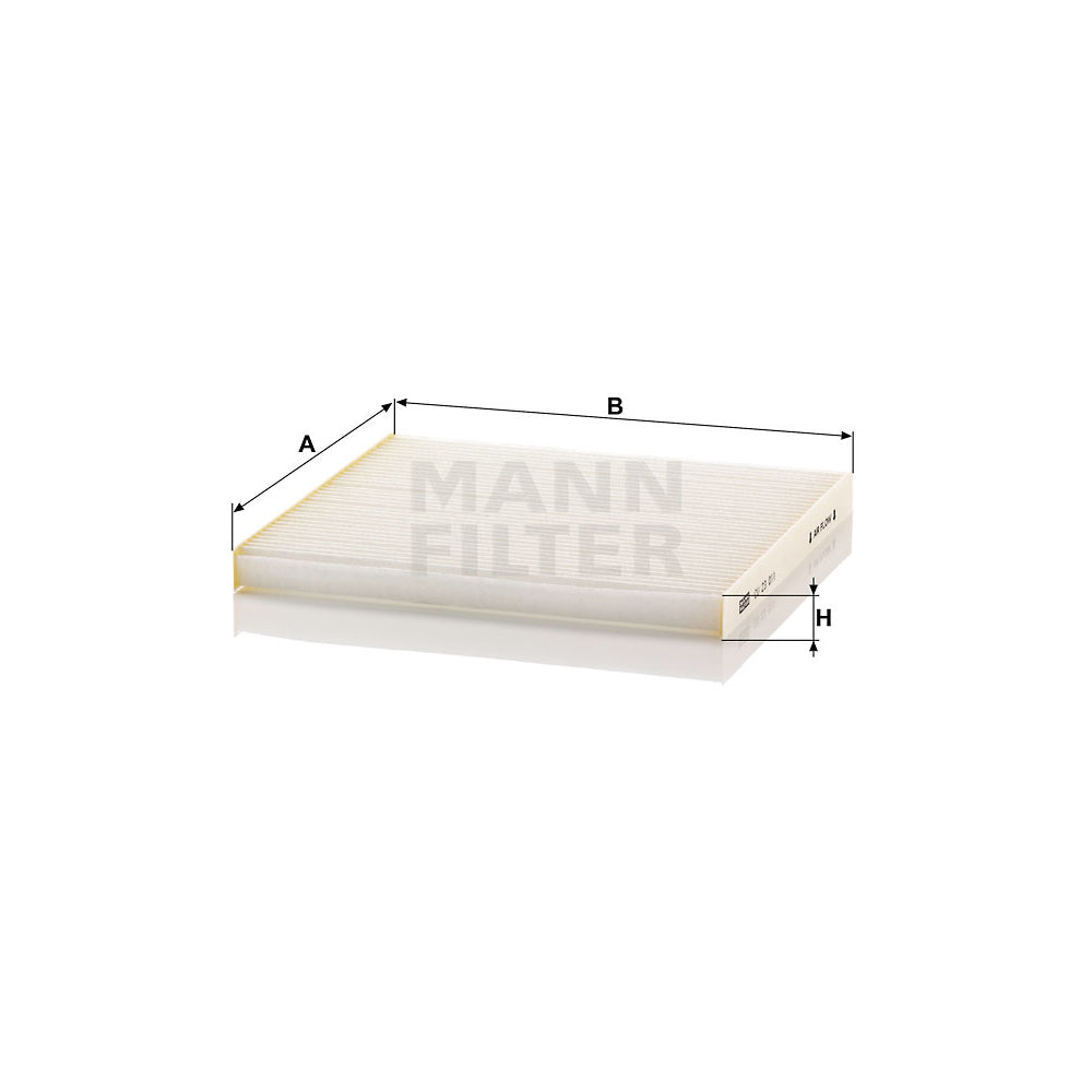 Elemento Filtrante Ar Condicionado Mann-filter CU23011 Nissan March/Versa