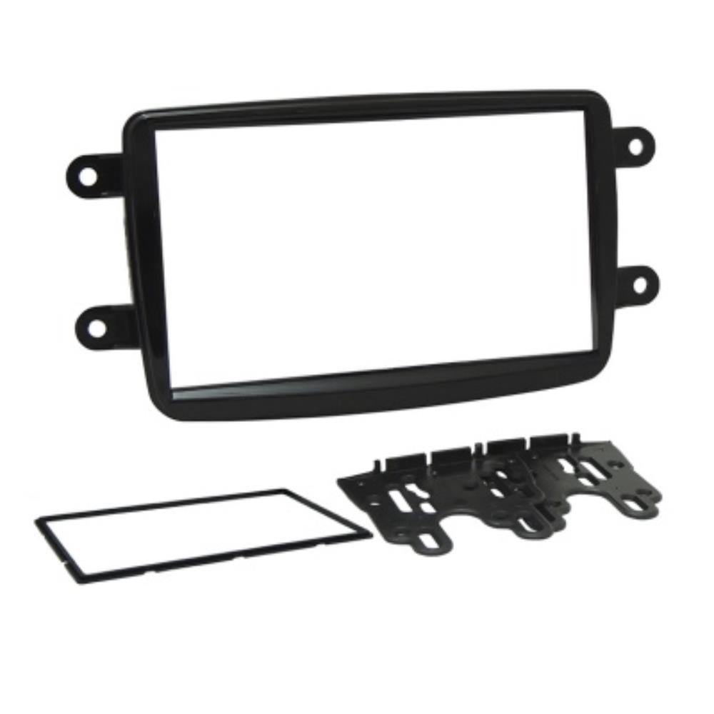 Moldura 2din Renault Black P Fiamon 2380 Renault Captur/Sandero/Logan/Duster/Kwid