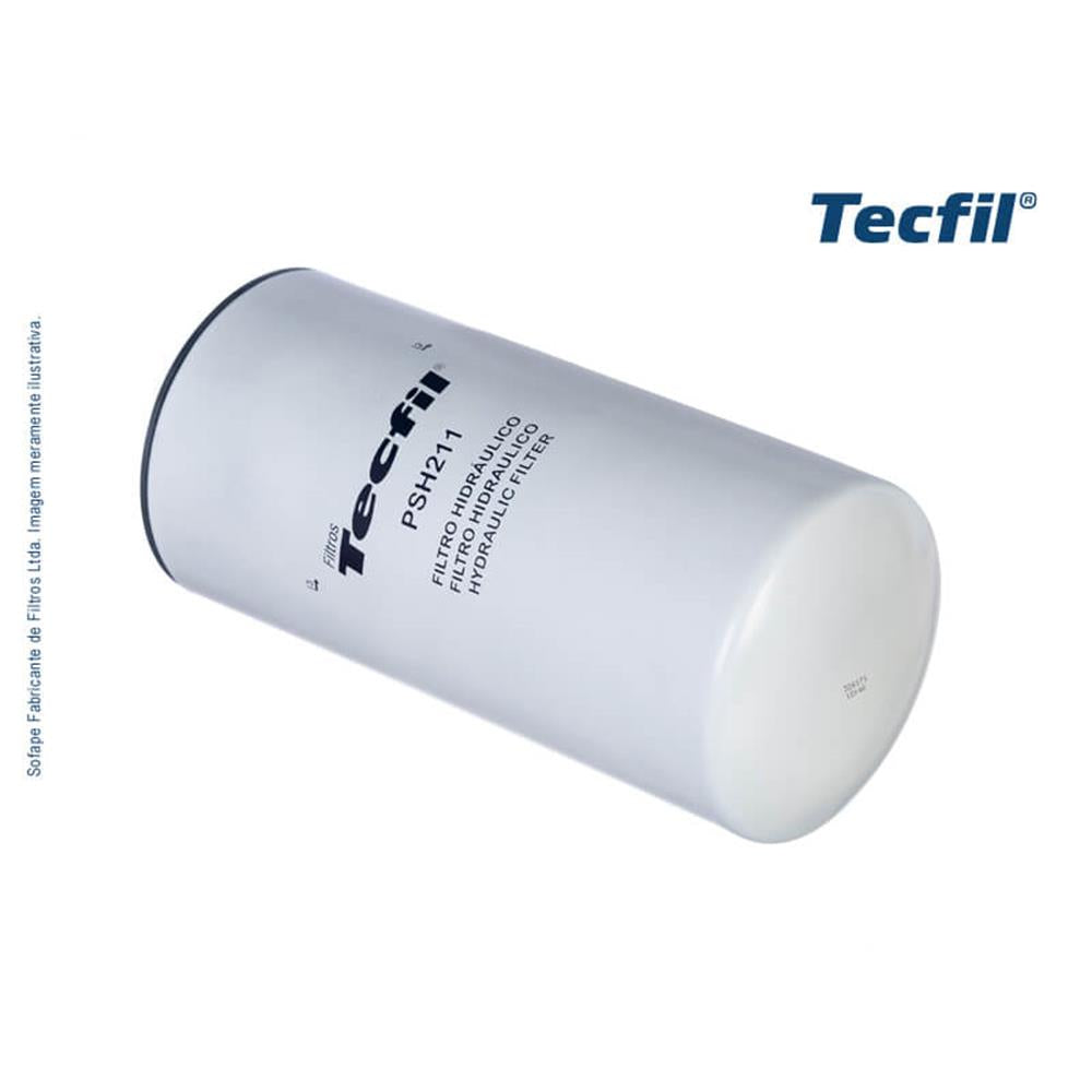 Filtro Hidráulico Tecfil PSH211 Case 580H, Case Ih 2470, Massey Ferguson MF 6360 4X4/MF 6350 4X4/MF 660 4X4/MF 650 4X4