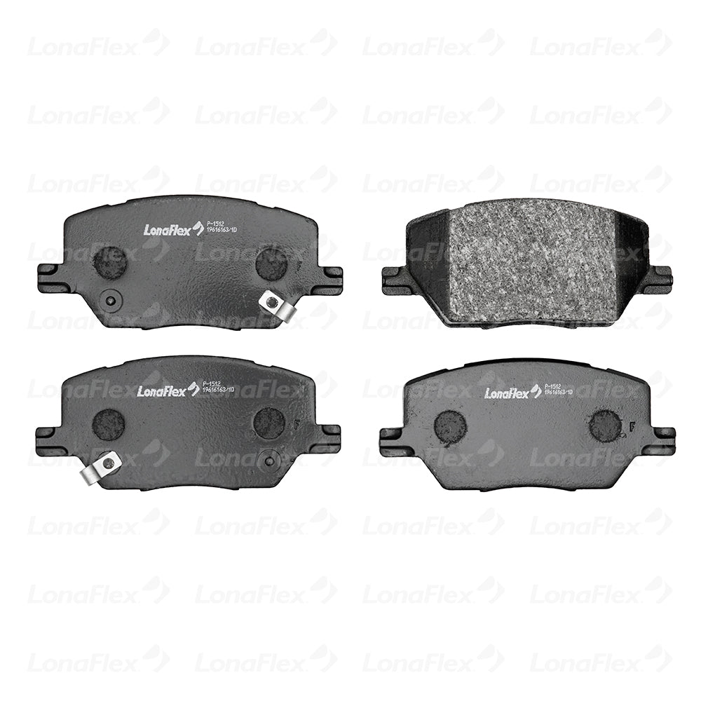 Pastilha de Freio Dianteira Fras-le P-1512 Fiat Toro (226_), Jeep Renegade Veículo Utilitário Esportivo (BU, B1, BV)/Compass (MP, M6, MV, M7)