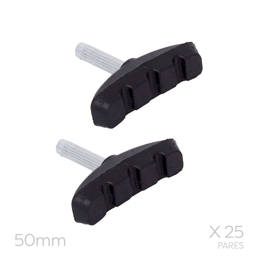 Sapata para freio mtb pino 50mm (pacote com 25 pares)