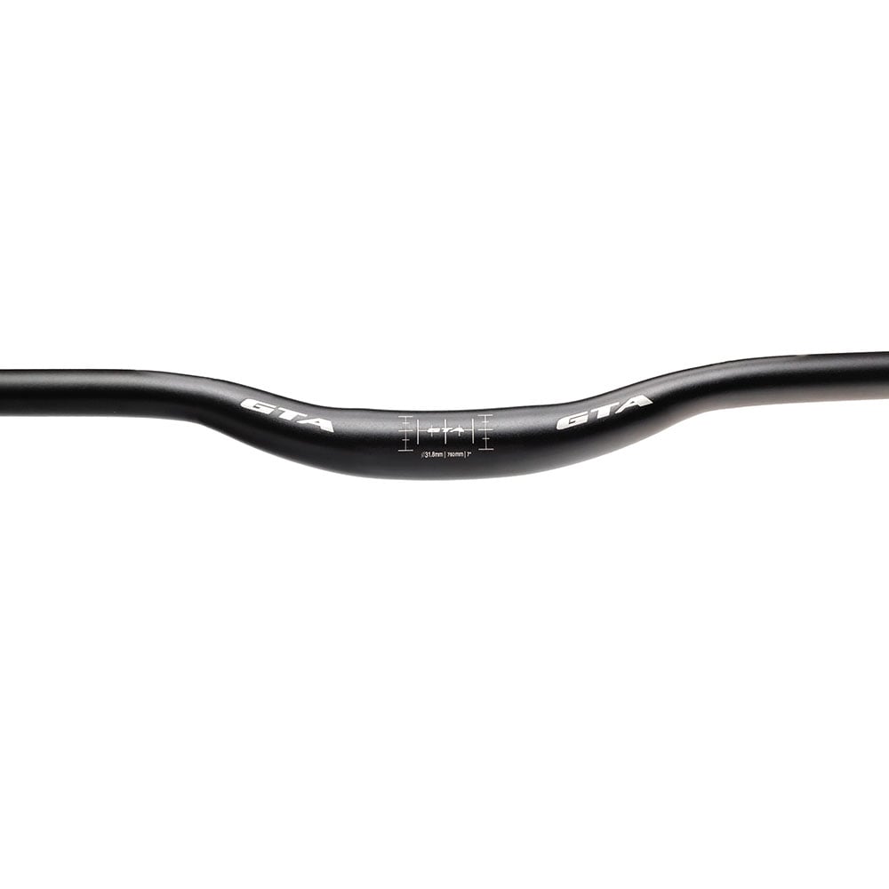 Guidão mtb downhill alumínio 31.8x760x25mm triple butted preto – foto 3