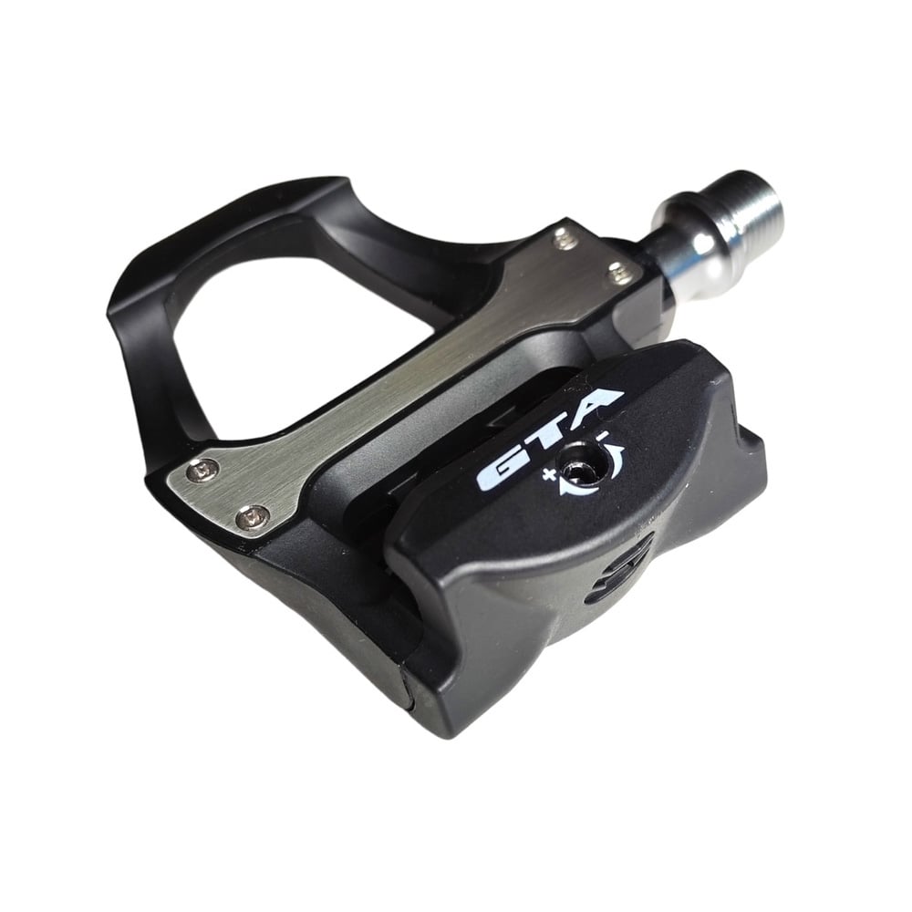 Pedal clip road nylon rolamentado eixo crmo com tacos padrão spd sl – foto 3