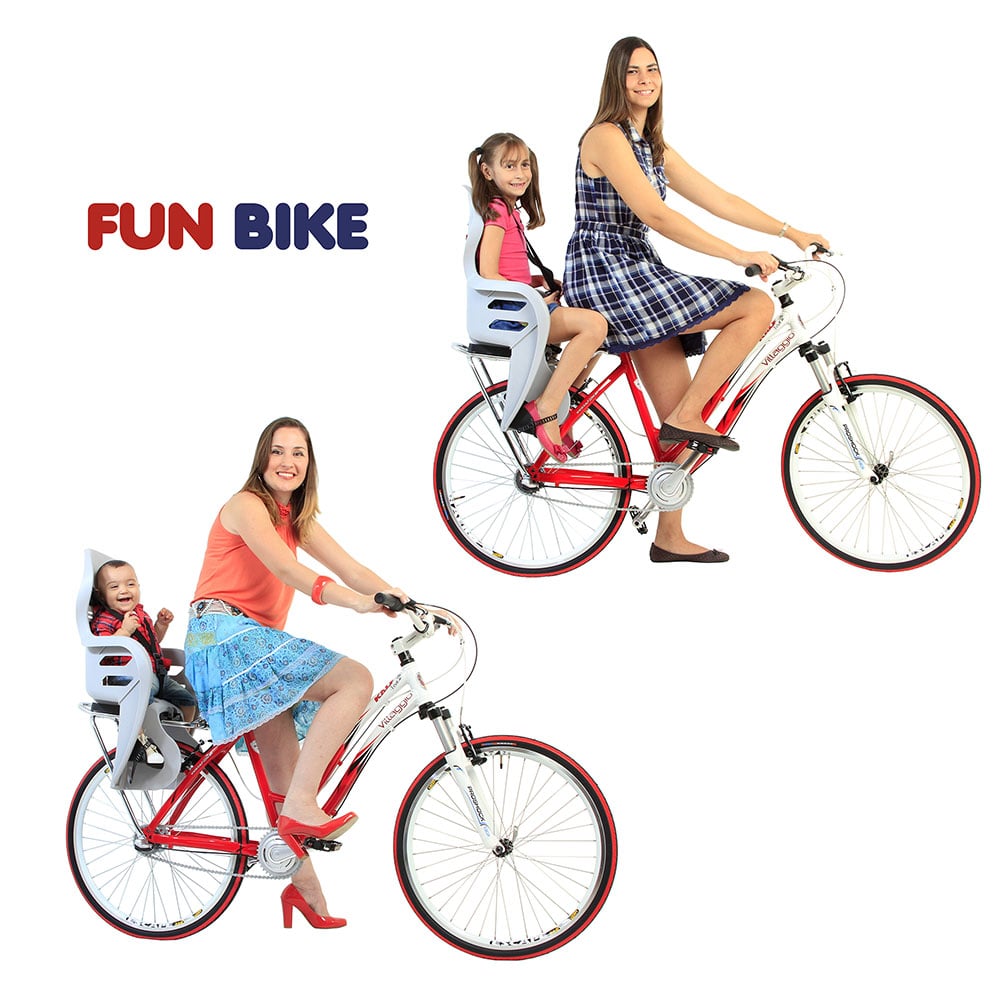 Cadeirinha infantil fun bike cor preta – foto 8