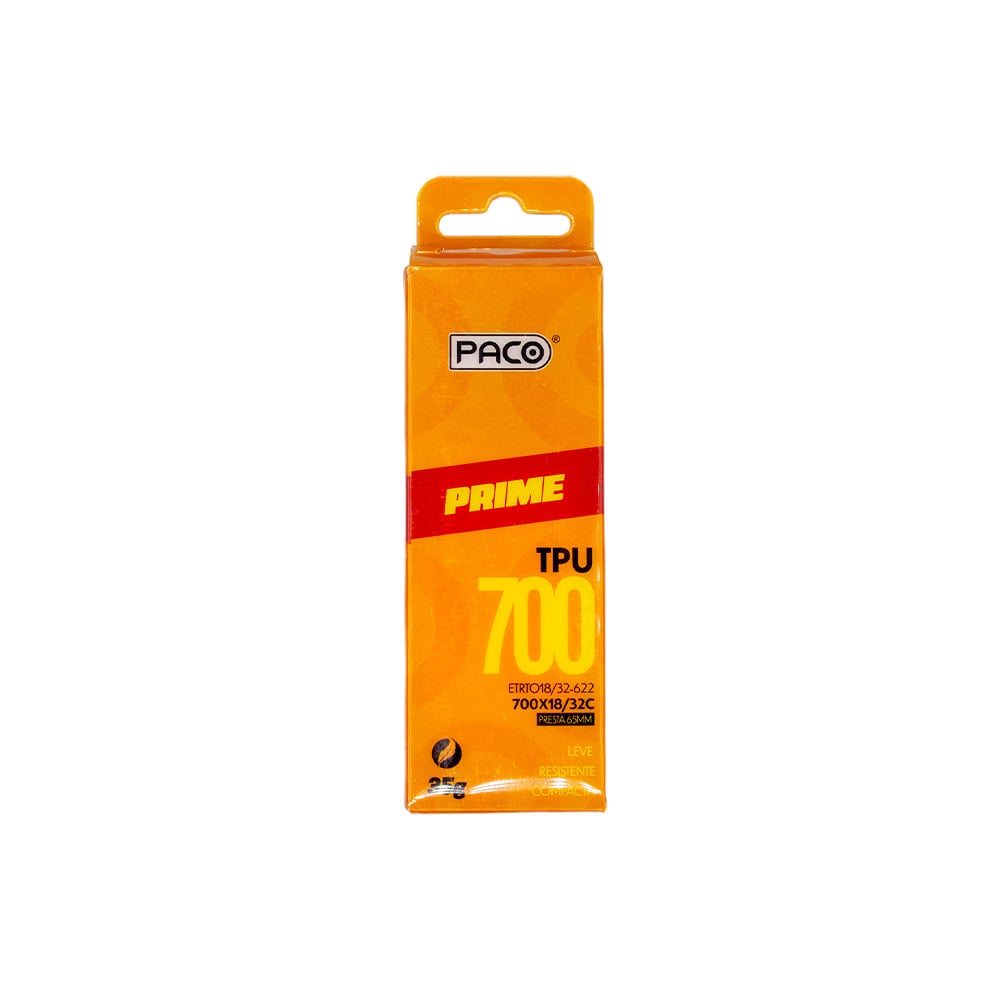 Câmara 700x18/32c tpu válvula presta 65mm – foto 3