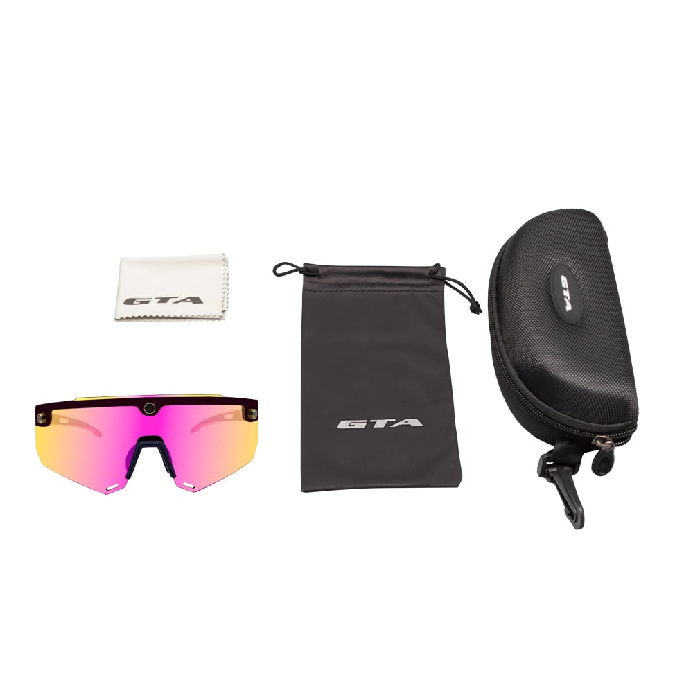 Óculos para ciclismo polarizado gta magnet azul e rosa – foto 4