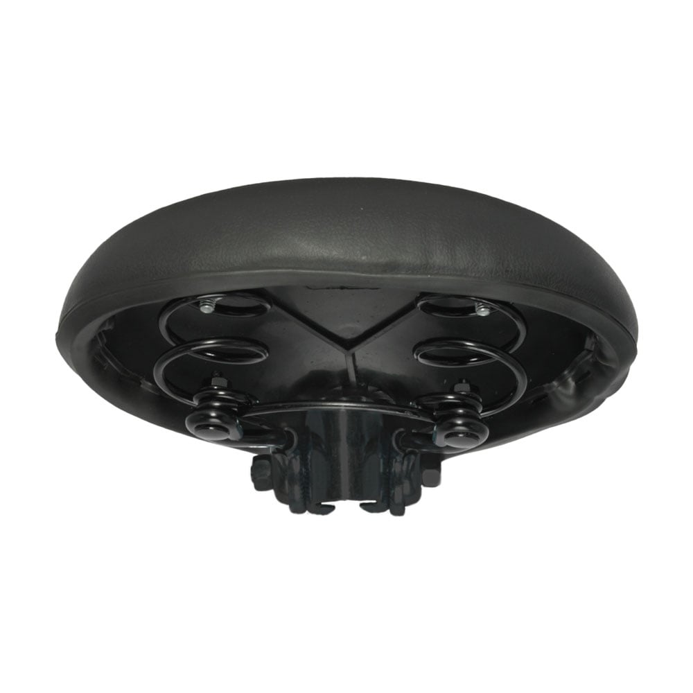 Selim sueco 02 molas pu com carrinho sem logo preto – foto 3