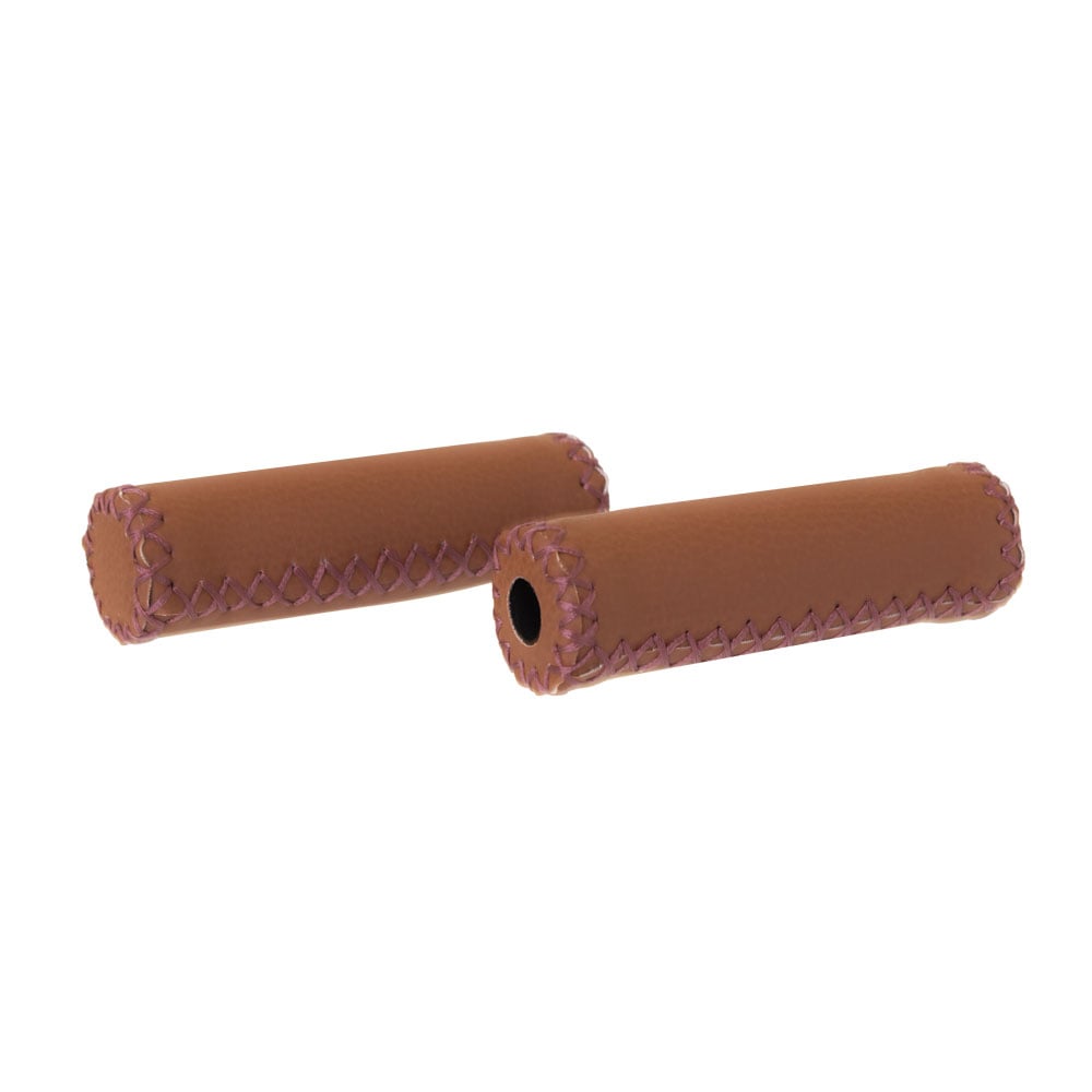 Manopla 120mm couro sintético marrom – foto 2