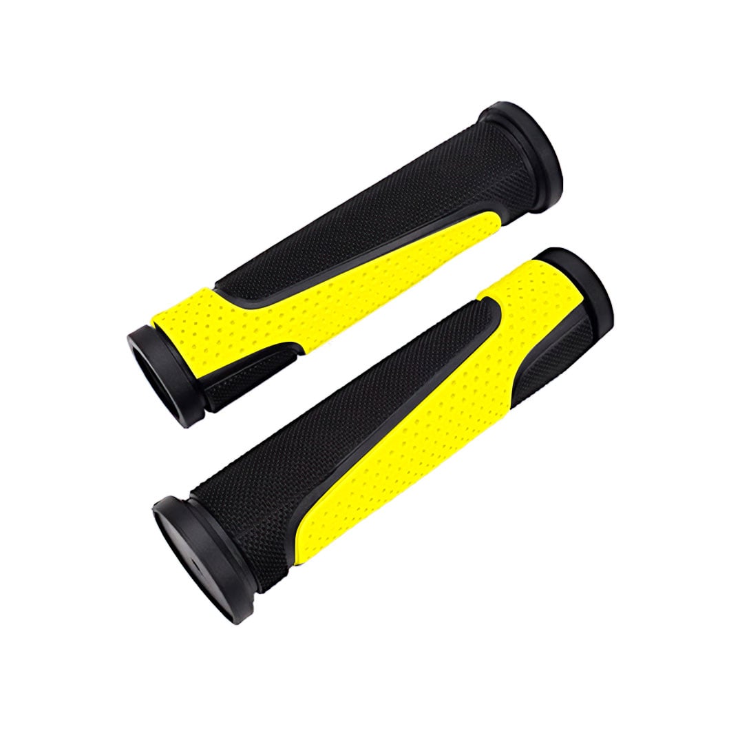 Manopla 125mm borracha tpr preto/amarelo (pacote com 10 pares ) – foto 2