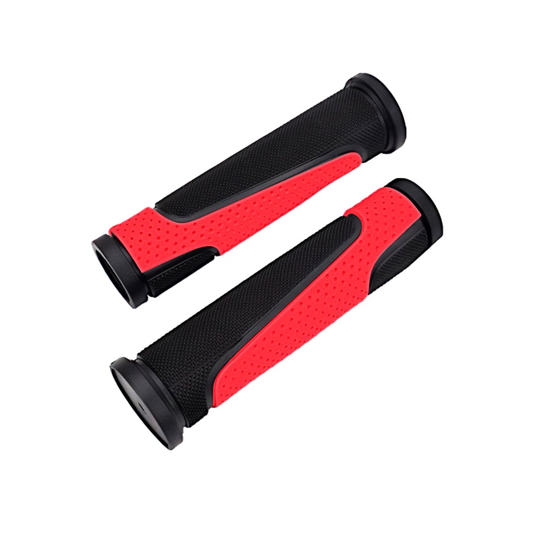 Manopla 125mm borracha tpr preto/ vermelho (pacote com 10 pares ) – foto 2