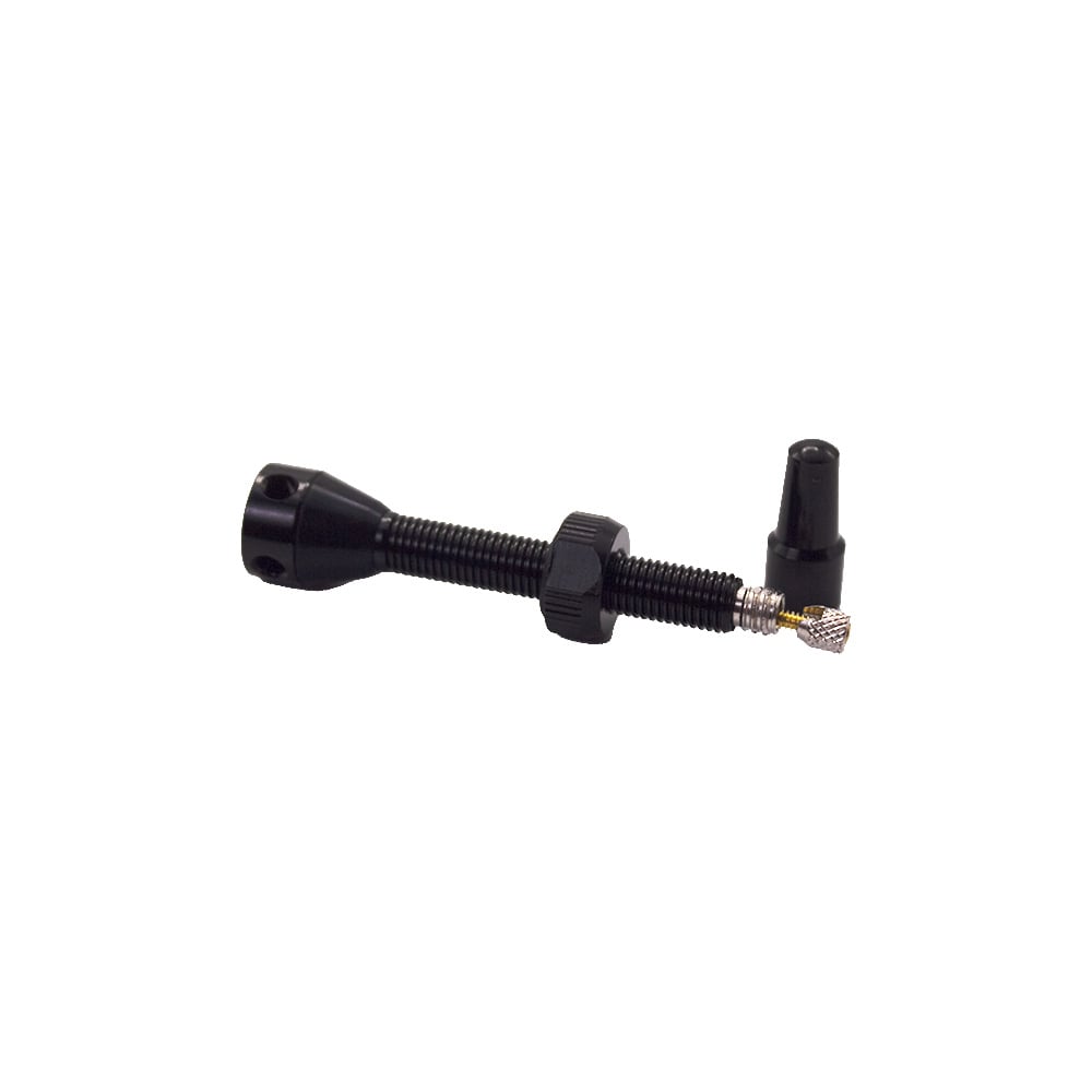 Par de válvula tubeless 48mm em alumínio cor preta – foto 2
