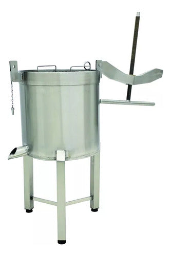 Prensa Manual Torresmo Capacidade 300 Kg - Inox Design