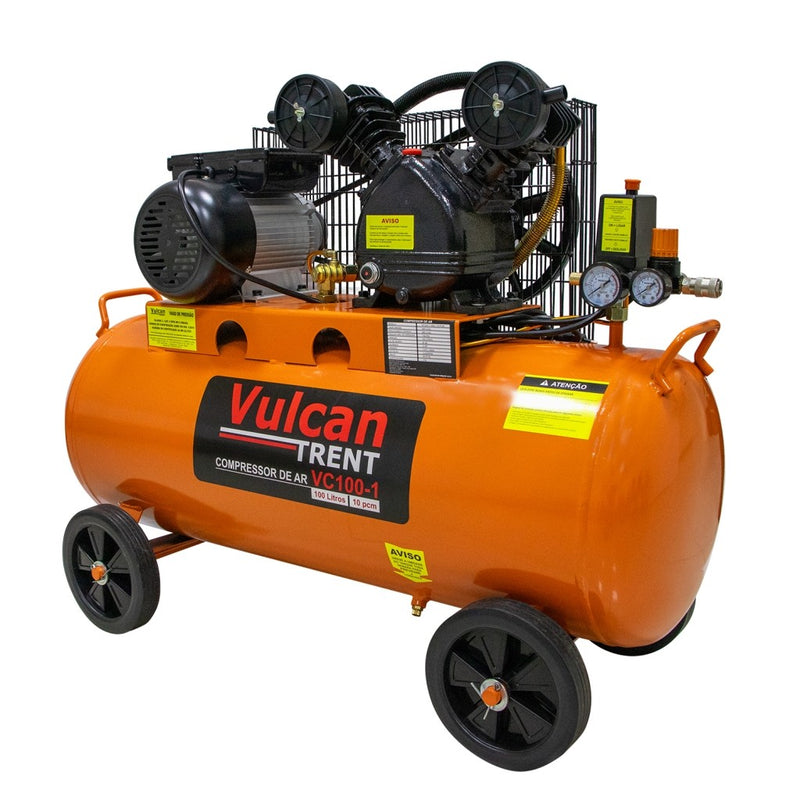 Compressor Ar 100l 3hp 8 Bar 116 Psi 10 Pes 127v Vc100-1