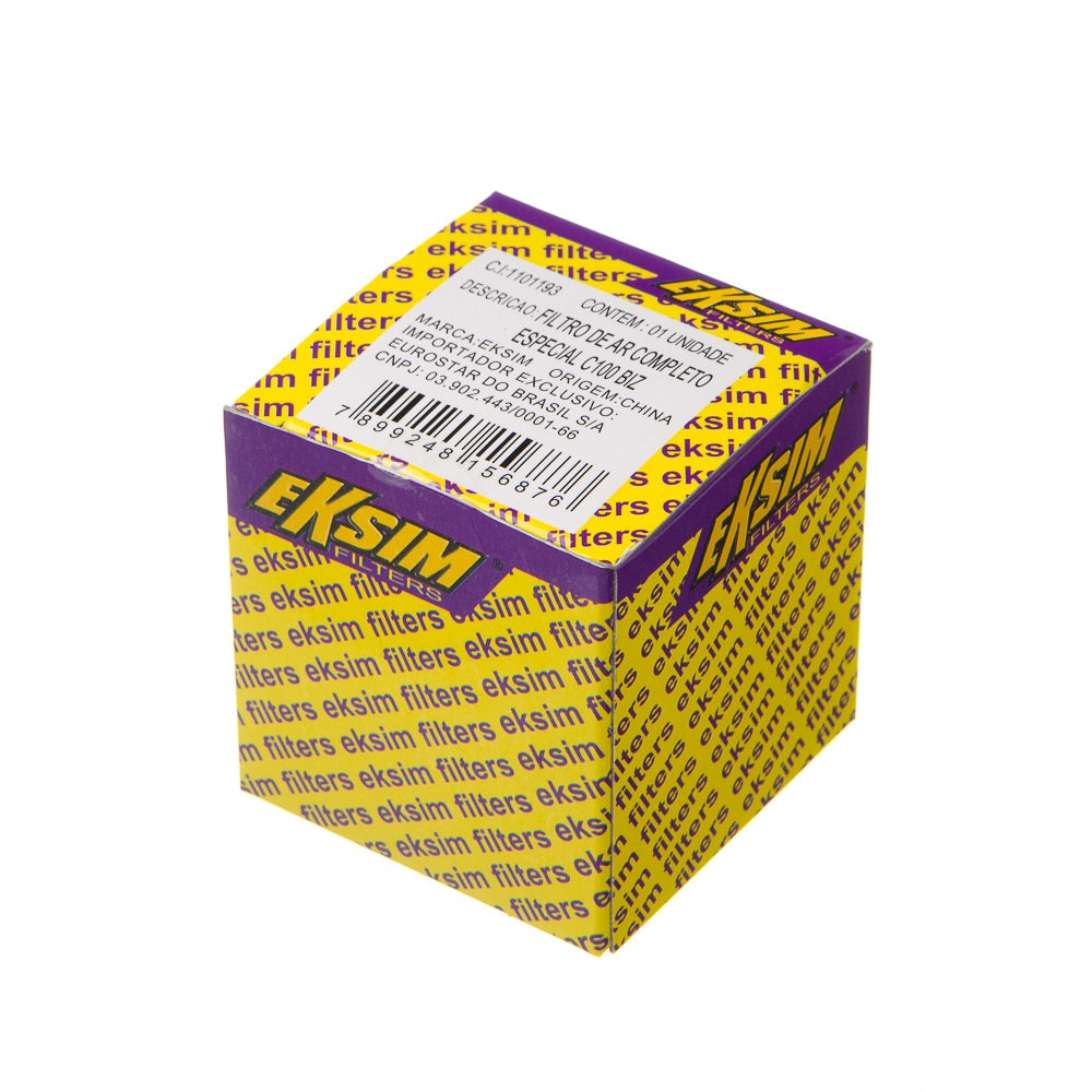 Filtro Ar Completo Especial (Esportivo - 35mm) Eksim Biz 100 – foto 2