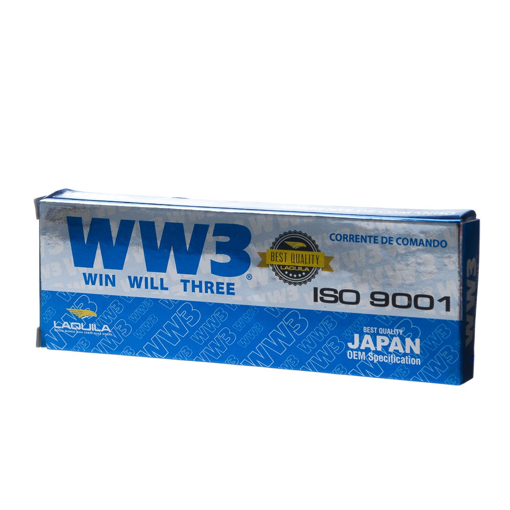 Corrente Comando WW3 104 Elos CRF 230 / Fazer 250 - Lander 250 - Tenere 250 – foto 2