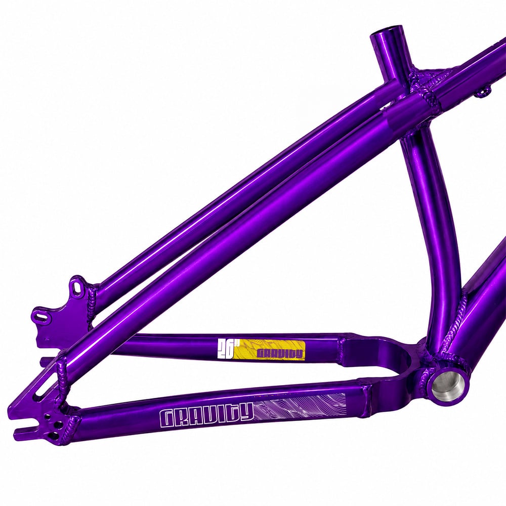 Quadro 26 al freeride gravity roxo + kit – foto 3