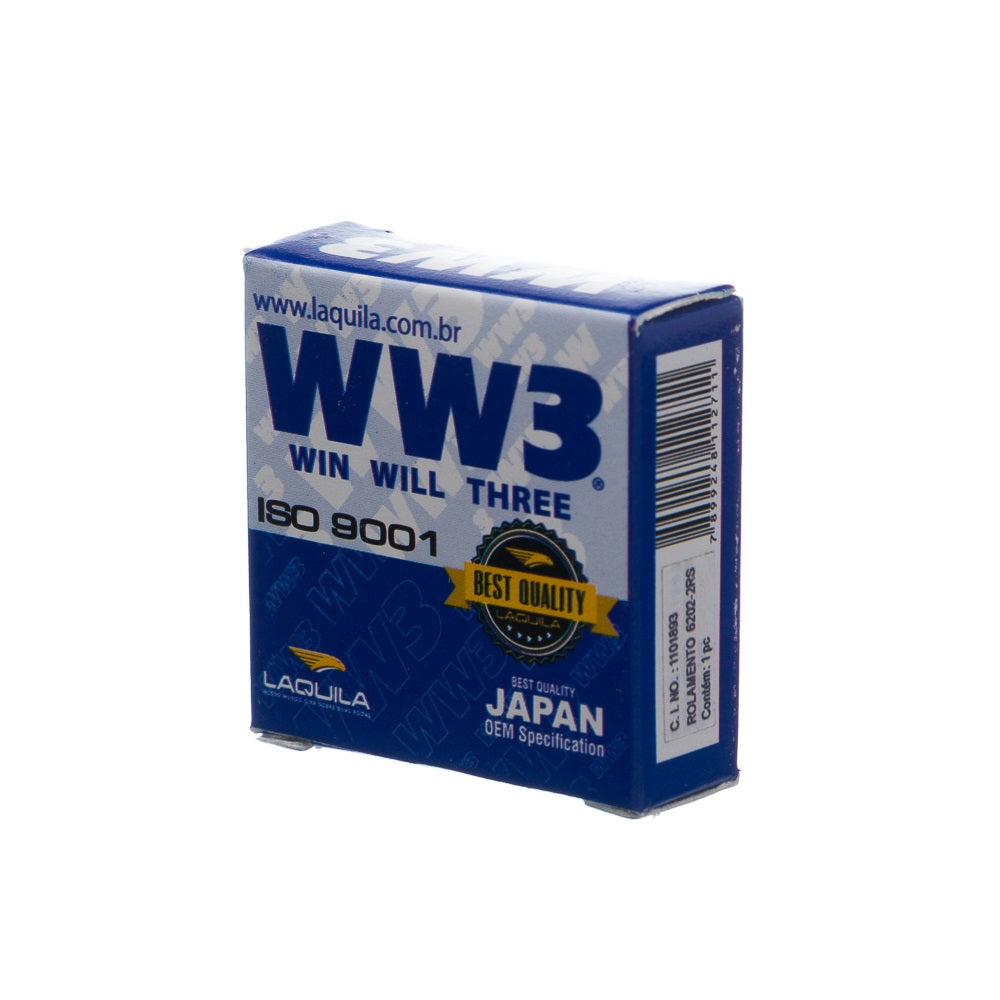 Rolamento WW3 6202 2RS (Aplicação em Rodas) – foto 2