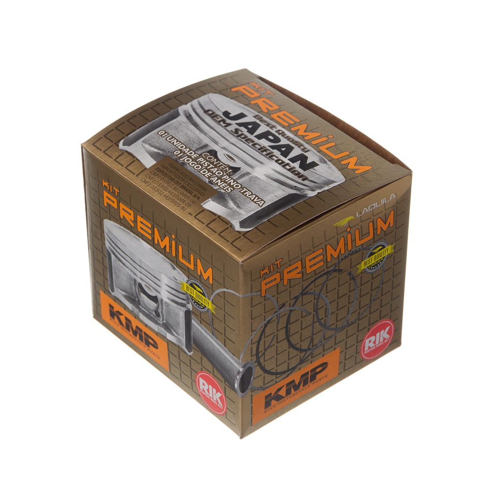 Pistão Kit com Anel RIK Premium Bros 150 03 a 05 OHC – foto 4
