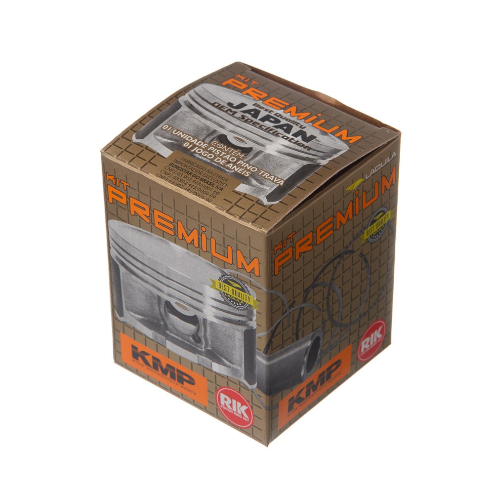 Pistão Kit com Anel RIK Premium CG 125 2009/ - Bros 125 2013/ – foto 2