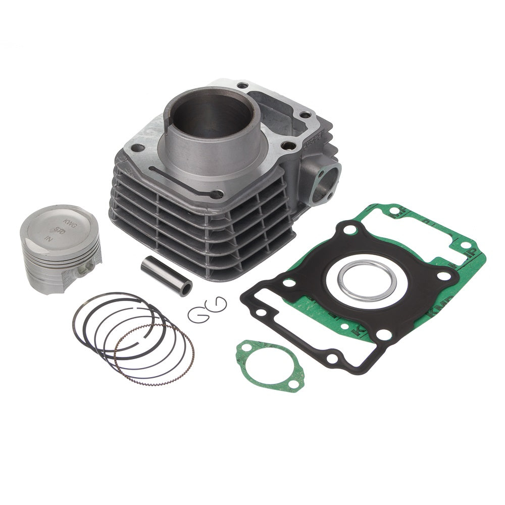 Kit Premium Completo com Cilindro. Pistão e Junta Kit-A KMP. Anel RIK CG 125 2009/ - Bros 125 2013/ – foto 1