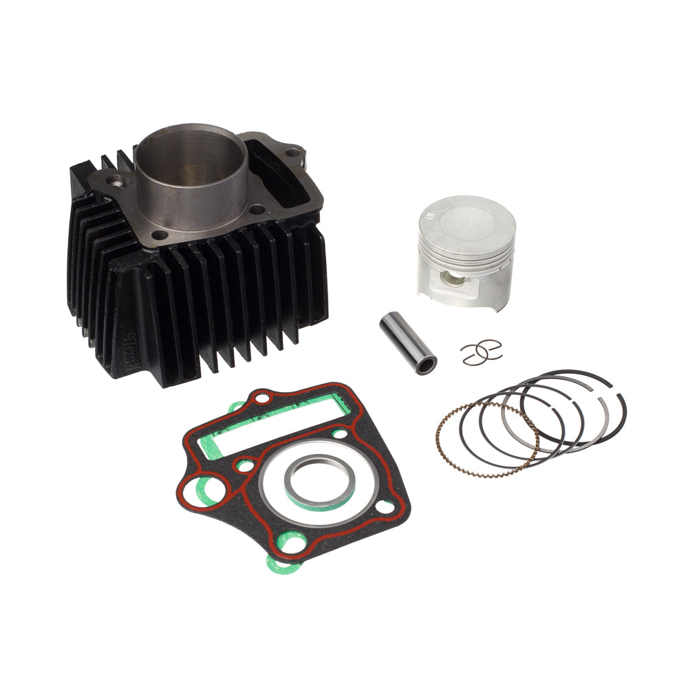 Kit KMP Completo com Cilindro. Pistão. Anel e Junta Kit-A Biz 100 – foto 1