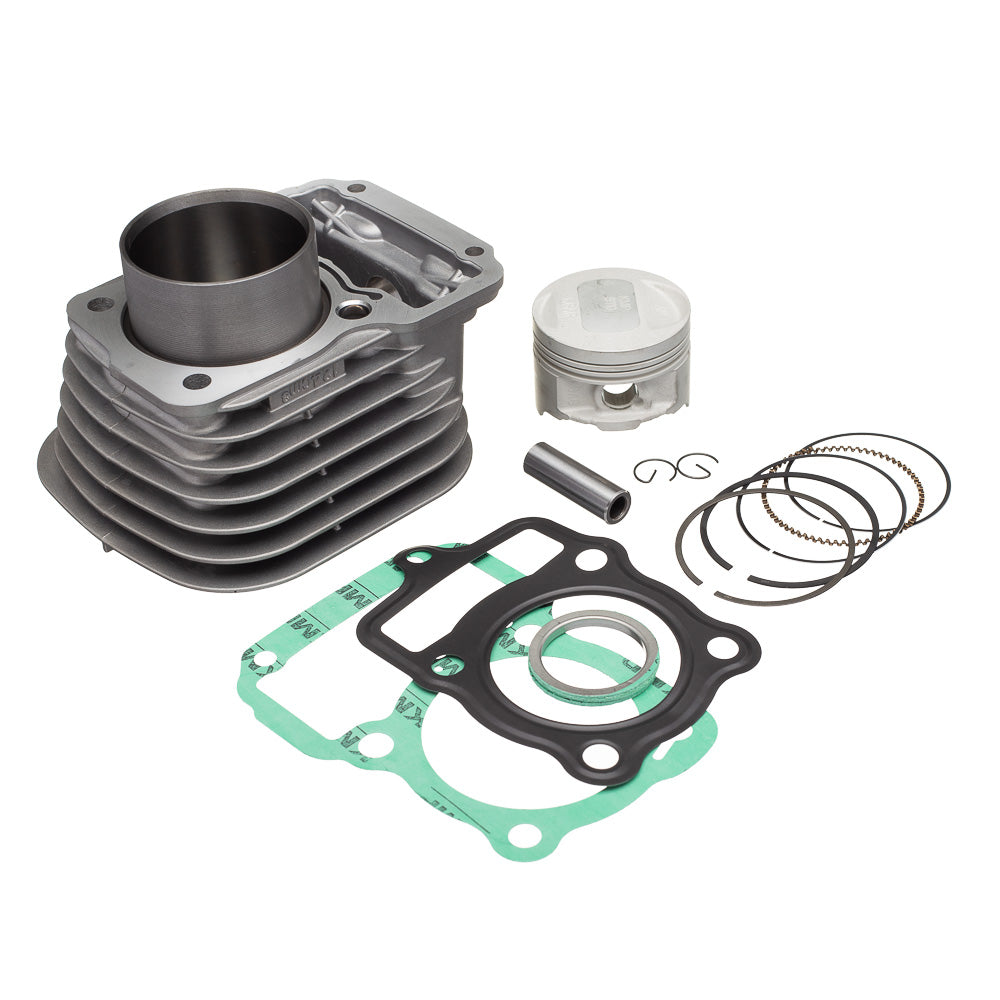 Kit KMP Completo com Cilindro. Pistão. Anel e Junta Kit-A CG 125 02 a 08 - Bros 125 03 a 05 – foto 1