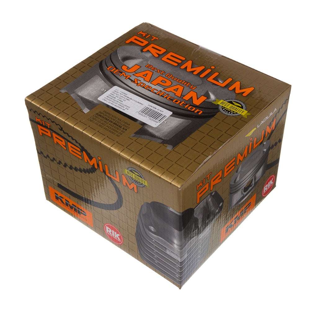 Kit Premium com Cilindro Pistão Junta Kmp.anel RIK Biz 125 – foto 2